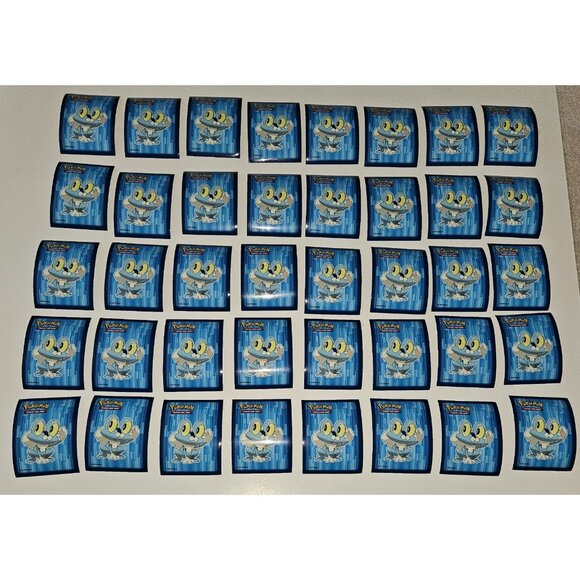 Pokemon Card Sleeve Protectors Deck Storage Lot 24 Chespin 65 Froakie - Picture 4 of 8